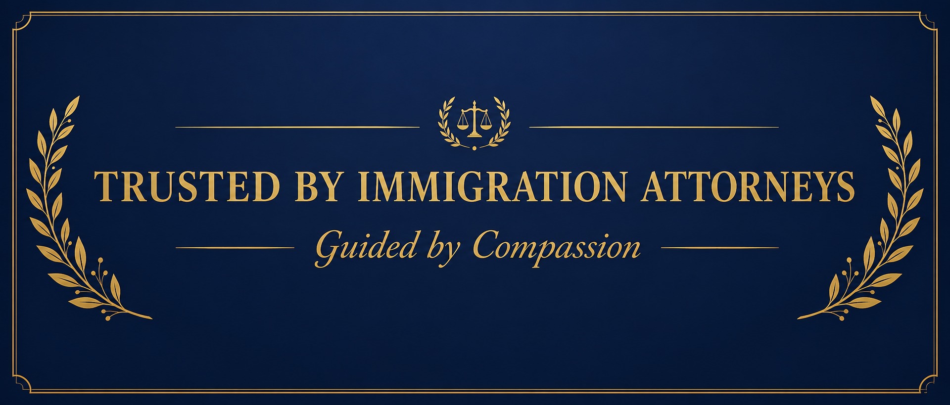 Trusted by Immigration Attorneys — Guided by Compassion
